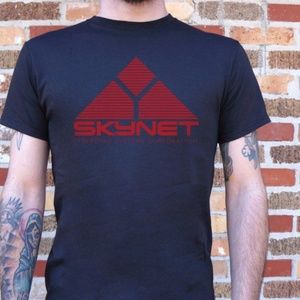 SKYNET CYBERDYNE SYSTEMS CORPORATION. Black Tee.